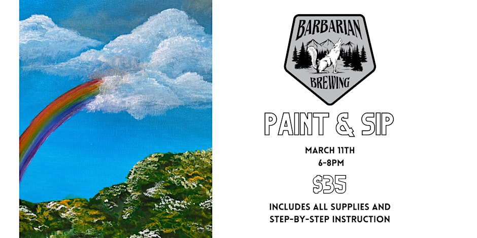 Paint and Sip at Barbarian Brewing