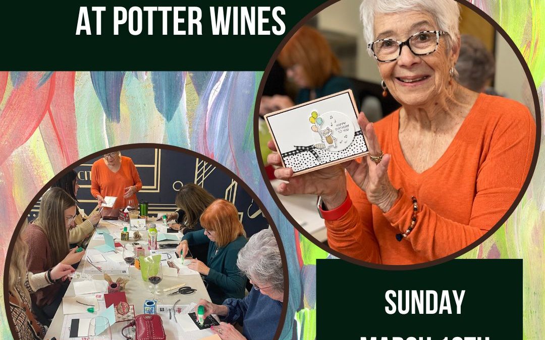 Spring Card Design Class at Potter Wines